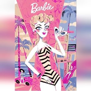 BARBIE Foil Variant Poster Mondo Screenprinted 24x36” X of 115 Mattel Sorrentino